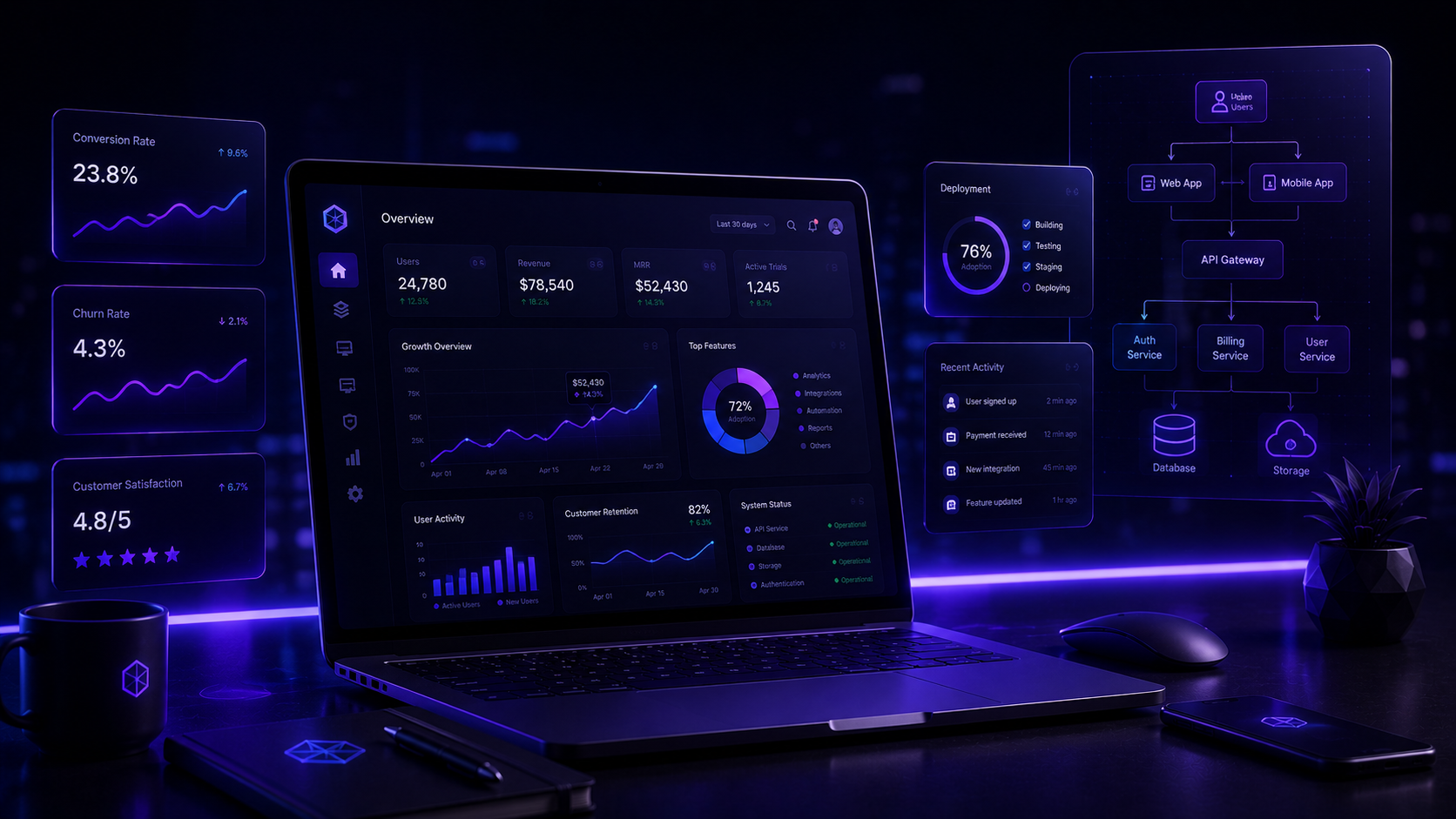SaaS Product Website