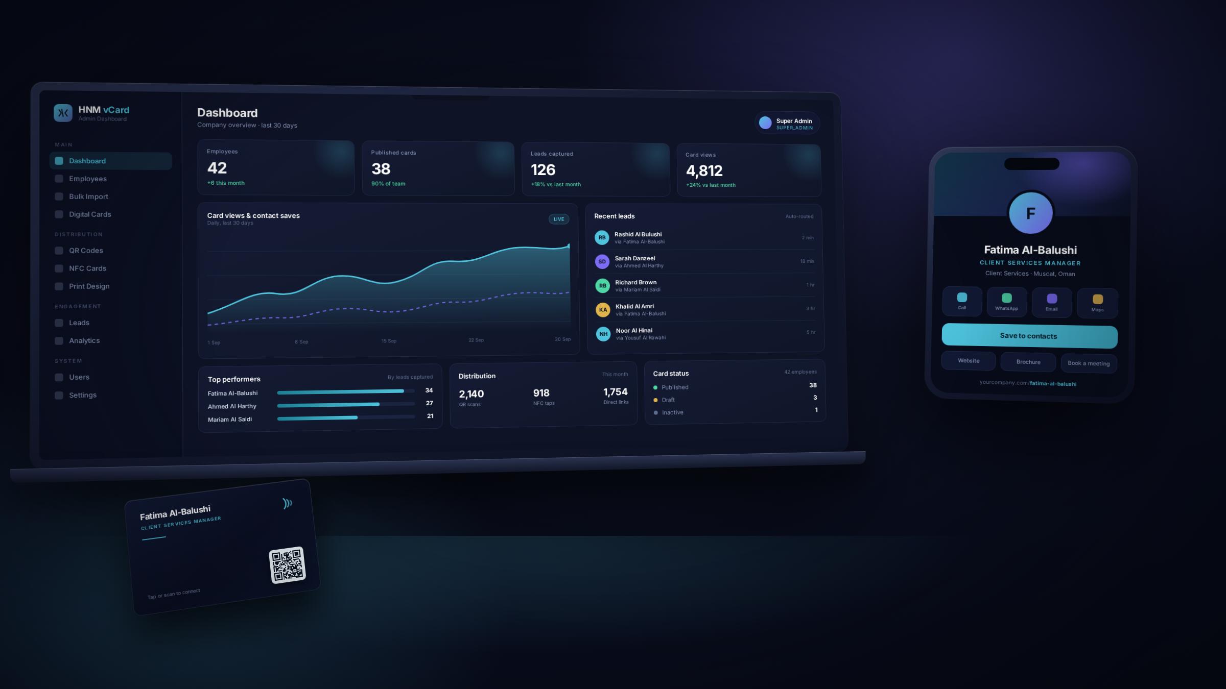 Digital Business Card Platform