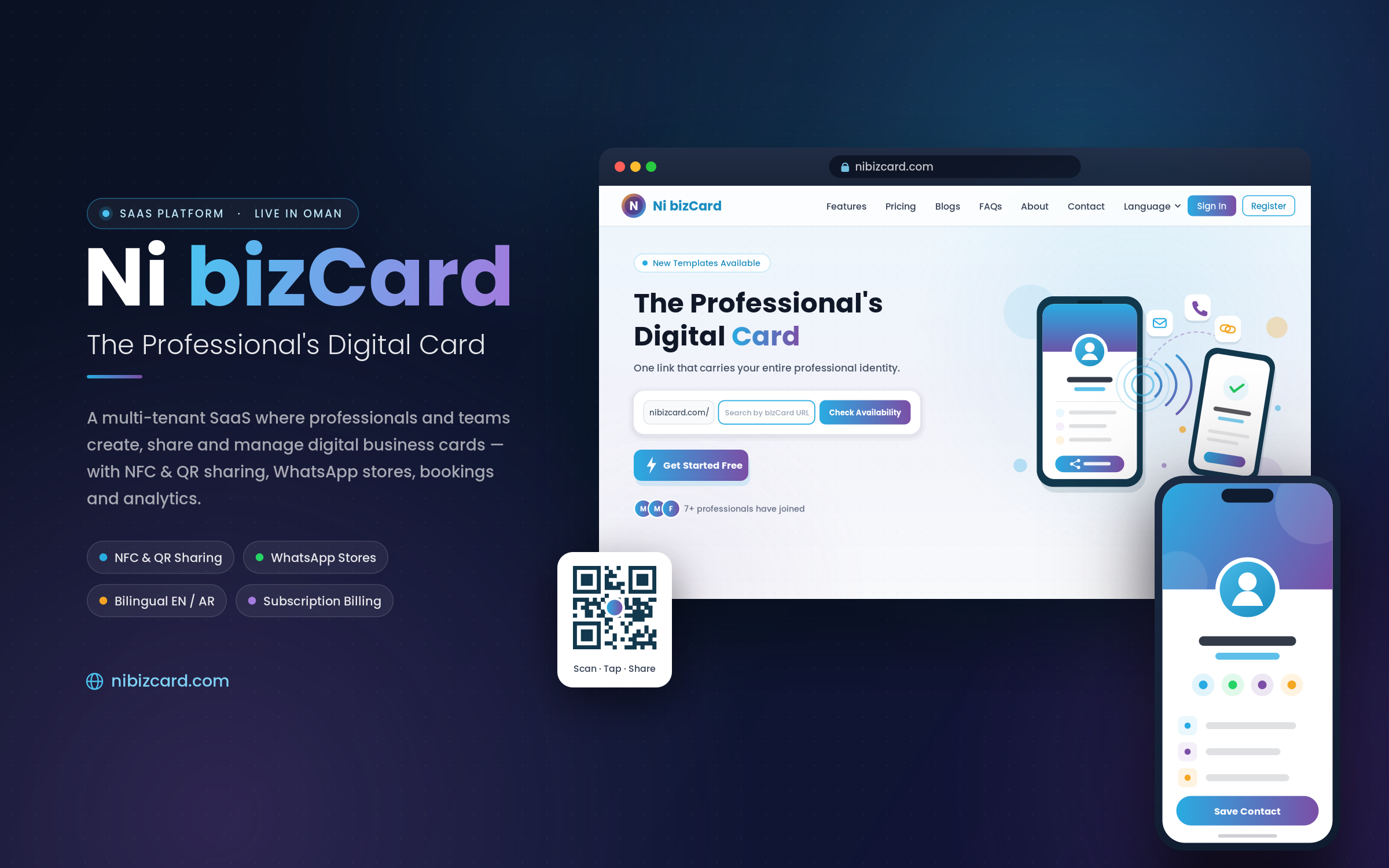 Ni bizCard — SaaS